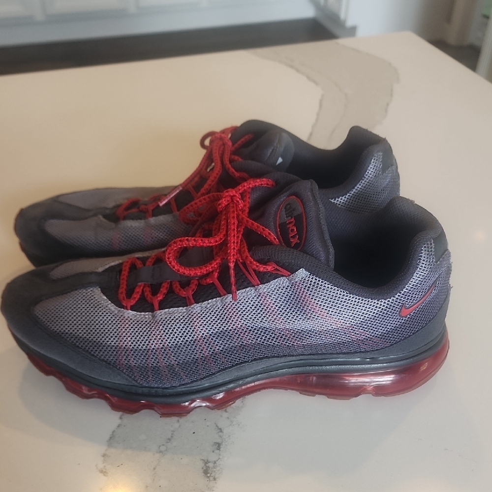 Nike Air Max with Red and Gray Design